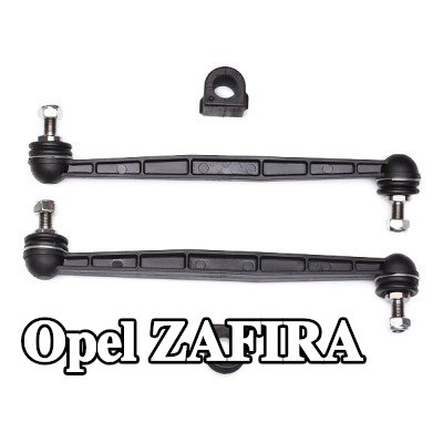 RIDEX طقم إصلاح, جلبة قضيب مانع الانقلاب المحور الأمامي كلا الجانبين, مع قضيب توصيل — 2003 Opel Zafira