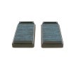 BOSCH Polen filtresi FILTER+, Aktif Karbon Filtresi, Particulate filter (PM 2.5), anti-alerjik etkiye sahip, antibakteriyel etkiye sahip — 2002 Mercedes-Benz S-Class (6)