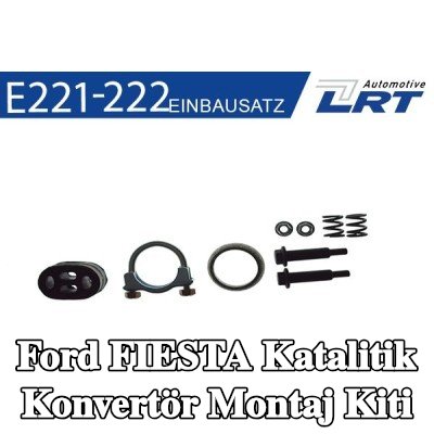 LRT Katalitik konvertör montaj kiti — 1992 Ford Fiesta