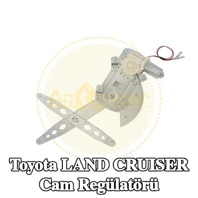 AC Rolcar Cam regülatörü Sağ Ön, Elektrikli, elektrik motorlu — 2008 Toyota Land Cruiser