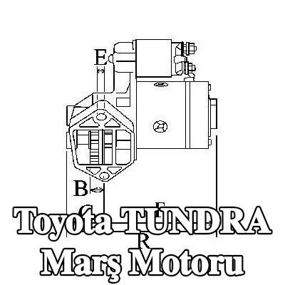 HC-Cargo Marş motoru 2, 0kW — 2000 Toyota Tundra