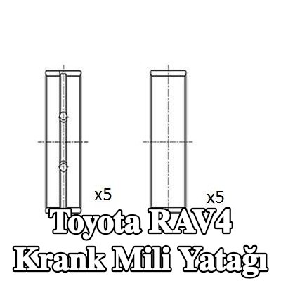 FAI AutoParts Krank mili yatağı — Toyota Rav4