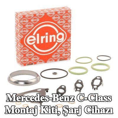 ELRING Montaj Kiti, conta/sızdırmazlık elemanları ile şarj cihazı, cıvata/vida ile — Mercedes-Benz C-Class