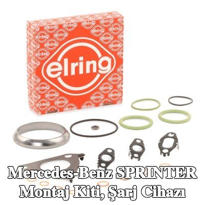 ELRING Montaj Kiti, conta/sızdırmazlık elemanları ile şarj cihazı, cıvata/vida ile — 2012 Mercedes-Benz Sprinter