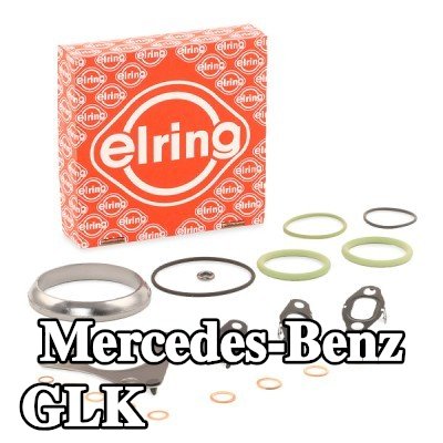 ELRING مجموعة التثبيت, الشاحن مع الحشيات/الأختام, مع مسامير/براغي — Mercedes-Benz Glk
