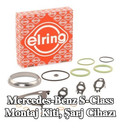ELRING Montaj Kiti, conta/sızdırmazlık elemanları ile şarj cihazı, cıvata/vida ile — 2012 Mercedes-Benz S-Class