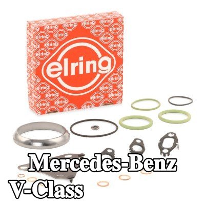 ELRING مجموعة التثبيت, الشاحن مع الحشيات/الأختام, مع مسامير/براغي — Mercedes-Benz V-Class