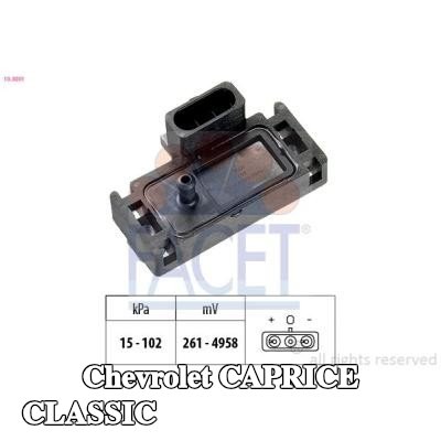 FACET مستشعر ضغط الهواء, تعديل الارتفاع صنع في إيطاليا - مكافئ للمعدات الأصلية — Chevrolet Caprice Classic