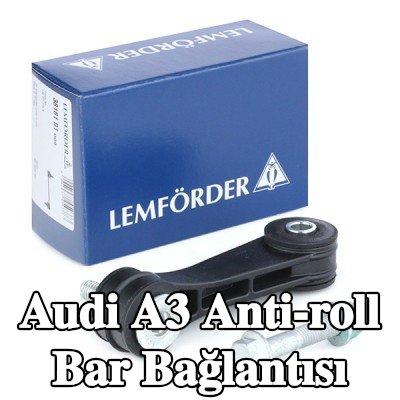 LEMFÖRDER Ön aks sol anti-roll bar bağlantısı, Ön Aks Sağ, Plastik — 2002 Audi A3