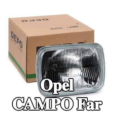 ABAKUS Far Sol, Sağ, H4, ampul içermez, ampul yuvası olmadan — Opel Campo