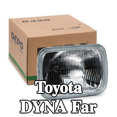 ABAKUS Far Sol, Sağ, H4, ampul içermez, ampul yuvası olmadan — 1990 Toyota Dyna