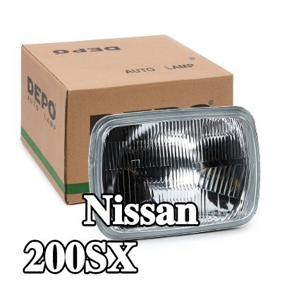 ABAKUS المصباح الأمامي الأيسر, يمين, H4, بدون لمبة, بدون حامل لمبة — Nissan 200sx