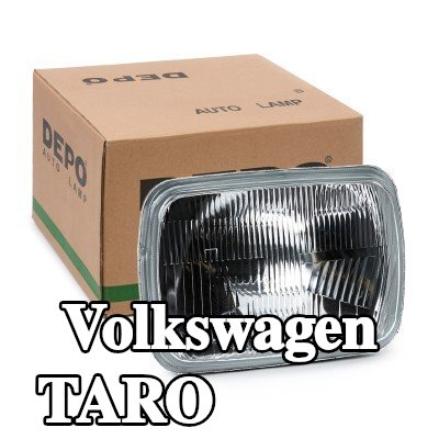 ABAKUS المصباح الأمامي الأيسر, يمين, H4, بدون لمبة, بدون حامل لمبة — Volkswagen Taro