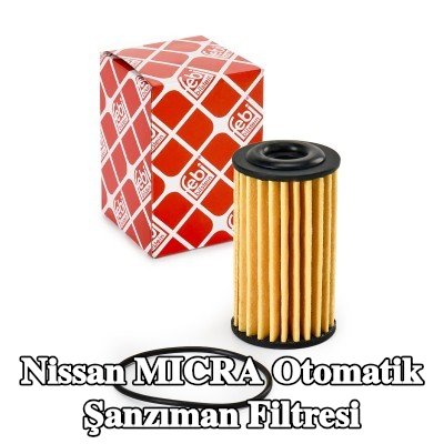 FEBI BILSTEIN Conta/sızdırmazlık elemanı dahil otomatik şanzıman filtresi — Nissan Micra
