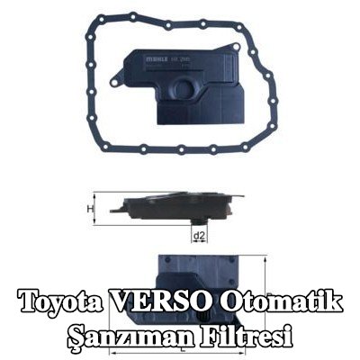 MAHLE Conta/sızdırmazlık elemanlı otomatik şanzıman filtresi — Toyota Verso
