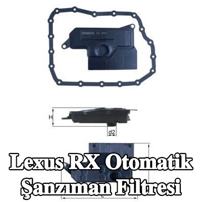 MAHLE Conta/sızdırmazlık elemanlı otomatik şanzıman filtresi — Lexus Rx