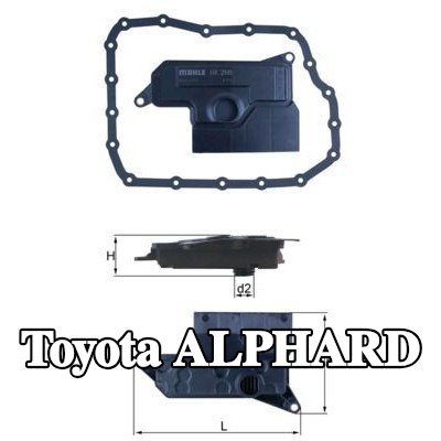 MAHLE فلتر ناقل الحركة الأوتوماتيكي مع حشية/مانع تسرب — 2012 Toyota Alphard