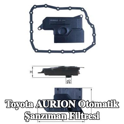 MAHLE Conta/sızdırmazlık elemanlı otomatik şanzıman filtresi — Toyota Aurion