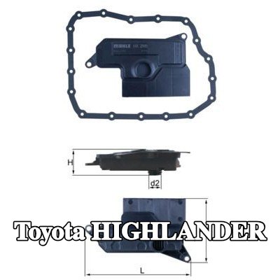 MAHLE فلتر ناقل الحركة الأوتوماتيكي مع حشية/مانع تسرب — 2014 Toyota Highlander