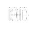 BOSCH Fren balatası seti 14, 6mm, gıcırtı önleyici plaka ile, montaj kılavuzu ile — Mitsubishi Delica / Space Gear (5)