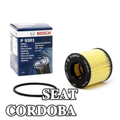 BOSCH فلتر الزيت مع حشية/مانع تسرب — SEAT Cordoba