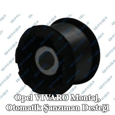 GSP Montaj, otomatik şanzıman desteği — Opel Vivaro
