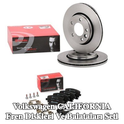 BREMBO Fren diskleri ve balataları seti Prime, içten havalandırmalı — 2012 Volkswagen California