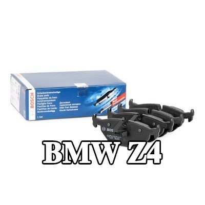 BOSCH مجموعة وسادات الفرامل 16, 1mm, مع لوحة مانعة للصرير, مع مشبك مكبس — 2002 BMW Z4