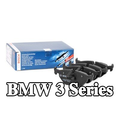 BOSCH مجموعة وسادات الفرامل 16, 1mm, مع لوحة مانعة للصرير, مع مشبك مكبس — 2000 BMW 3 Series