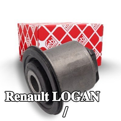 FEBI BILSTEIN جلبة الذراع الخلفي / ذراع التعليق المحور الأمامي الأيسر, المحور الأمامي الأيمن, السفلي — Renault Logan