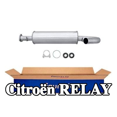 HELLA كاتم صوت وسط مع قطع التثبيت — 2002 Citroën Relay