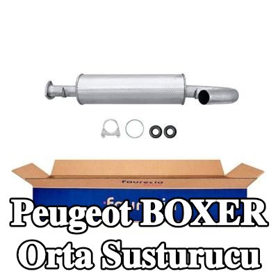 HELLA Montaj parçaları ile birlikte orta susturucu — 2000 Peugeot Boxer
