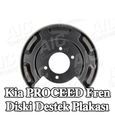 AIC Fren diski destek plakası Arka Aks Sağ — 2016 Kia Proceed