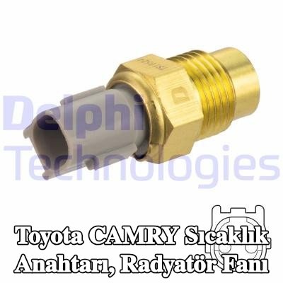 DELPHI Sıcaklık Anahtarı, radyatör fanı — Toyota Camry