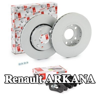 FERODO مجموعة أقراص ووسادات الفرامل ذات التهوية — Renault Arkana