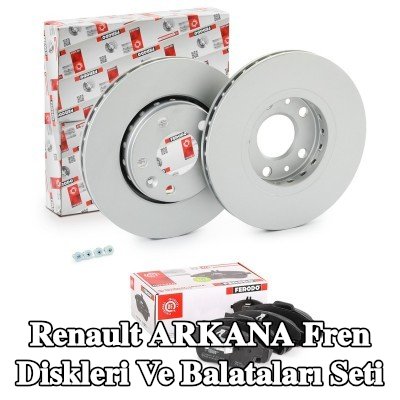 FERODO Deliğli fren diskleri ve balataları seti — Renault Arkana