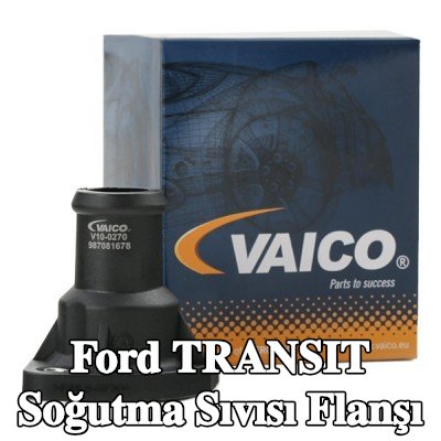 VAICO Silindir Kafası Soğutma Suyu Flanşı, Arka, Orijinal VAICO Kalitesi — 2012 Ford Transit