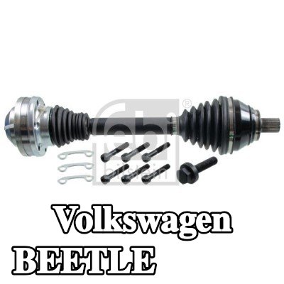 FEBI BILSTEIN عمود الدفع المحور الأمامي الأيسر, مع مسامير/براغي — Volkswagen Beetle