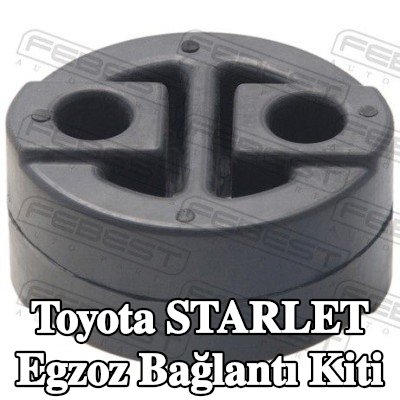 FEBEST Egzoz bağlantı kiti Orta — 1990 Toyota Starlet