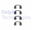 DELPHI Fren balatası montaj kiti — Honda Odyssey (1)