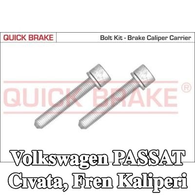 QUICK BRAKE Cıvata, fren kaliperi — Volkswagen Passat