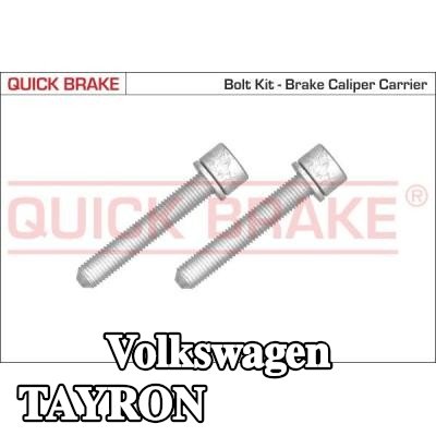 QUICK BRAKE برغي، مكبس الفرامل — Volkswagen Tayron