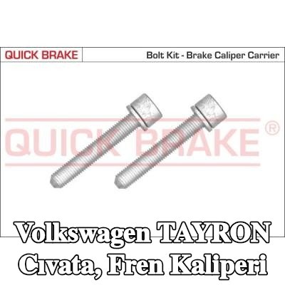 QUICK BRAKE Cıvata, fren kaliperi — Volkswagen Tayron