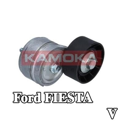 KAMOKA ذراع الموتر, حزام مضلع على شكل V مع مواد التثبيت/التركيب, مع برغي — 2000 Ford Fiesta