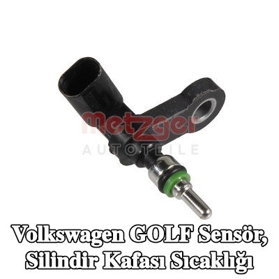 METZGER Sensör, silindir kafası sıcaklığı — Volkswagen Golf