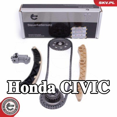 ESEN SKV طقم سلسلة التوقيت العلوي, بدون حشيات/مانعات تسرب, مع ترس — Honda Civic