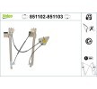 VALEO Cam regülatörü Sağ Ön, Elektrikli, elektrik motoru olmadan — 2012 SEAT Leon (1)