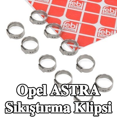 FEBI BILSTEIN Sıkıştırma Klipsi — Opel Astra