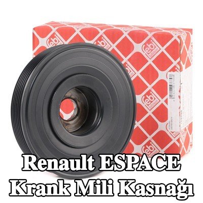FEBI BILSTEIN Krank mili için krank mili kasnağı — 2002 Renault Espace