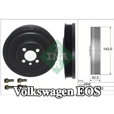 INA مجموعة بكرات الحزام، العمود المرفقي — Volkswagen Eos